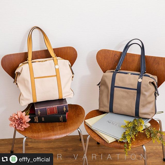 #repost @efffy_official via @PhotoAroundApp . 2019 Autumn ＆ Winter Collection .トートバッグ MIC2-02  GBE/BL/IV ¥33,000＋TAX .2way ボストンMIC2-01  GBE/BL/IV ¥37,500＋TAX.お気に入りをみつけて、秋旅に出かけよう。今週末は旅行。そんなときにうれしいバッグたち。トートは小さな旅でボストンは長旅を快適にしてくれる。素材はやわらかでハイクラスなITALY製スムース牛革。長く愛用できるのもうれしい。お気に入りのバッグを見つけたら秋冬の旅がだんぜん楽しくなるからさっそくお店でチェックして。.#efffy#エフィー#Wallet#ウォレット#革小物#財布#バッグ#ItalianMaterial#Pochette#ポシェット#ロングウォレット#二つ折り財布#ボックス型コイン財布#カラフル小物#牛革財布#秋冬新作革小物#2waybag#ホワイトリュックサック#牛革リュックサック#秋冬コーデ#牛革スムース素材#2wayボストンバッグ#ディアススキン