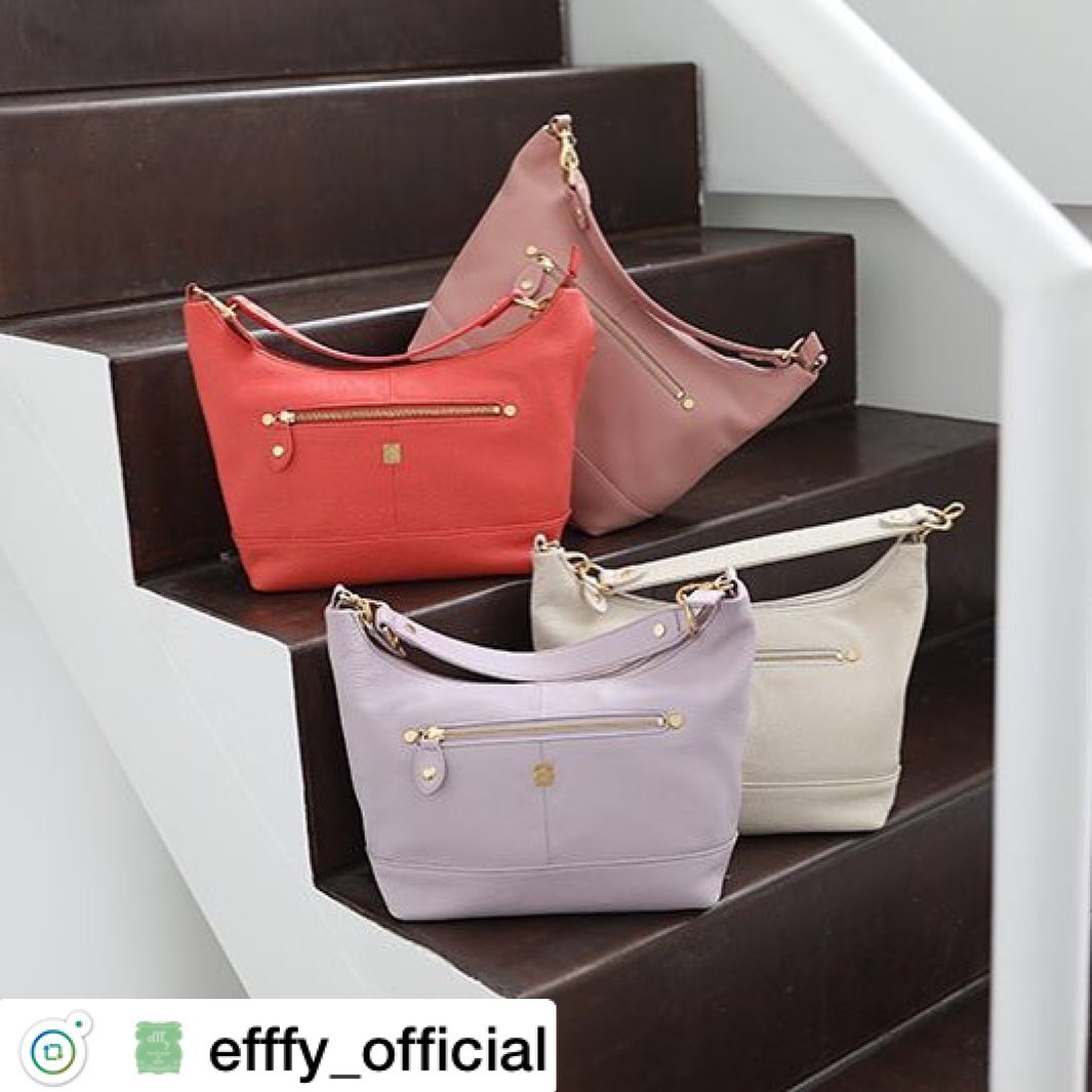 .【efffy】STANDARD COLLECTION 〈2way SEMI SHOULDER BAG〉MF1-12 ¥18,000＋TAX素材:イタリア製シュリンク牛革発色が良く柔らかいイタリア製のシュリンク牛革を使用2way仕様に加え、カラーバリエーション豊富でコーデに合わせて選びやすい◎#エフィー #efffy #革小物 #革トート #ItalianMaterial #ITALY製シュリンク牛革 #春夏新作バッグ#春夏コーデ#春夏大人バッグ#春夏トートeバッグ #コンビカラーバッグ#バイカラーリュック#オトナのリュック#フリンジバッグ#ショルダーバッグ#ハンドバッグ