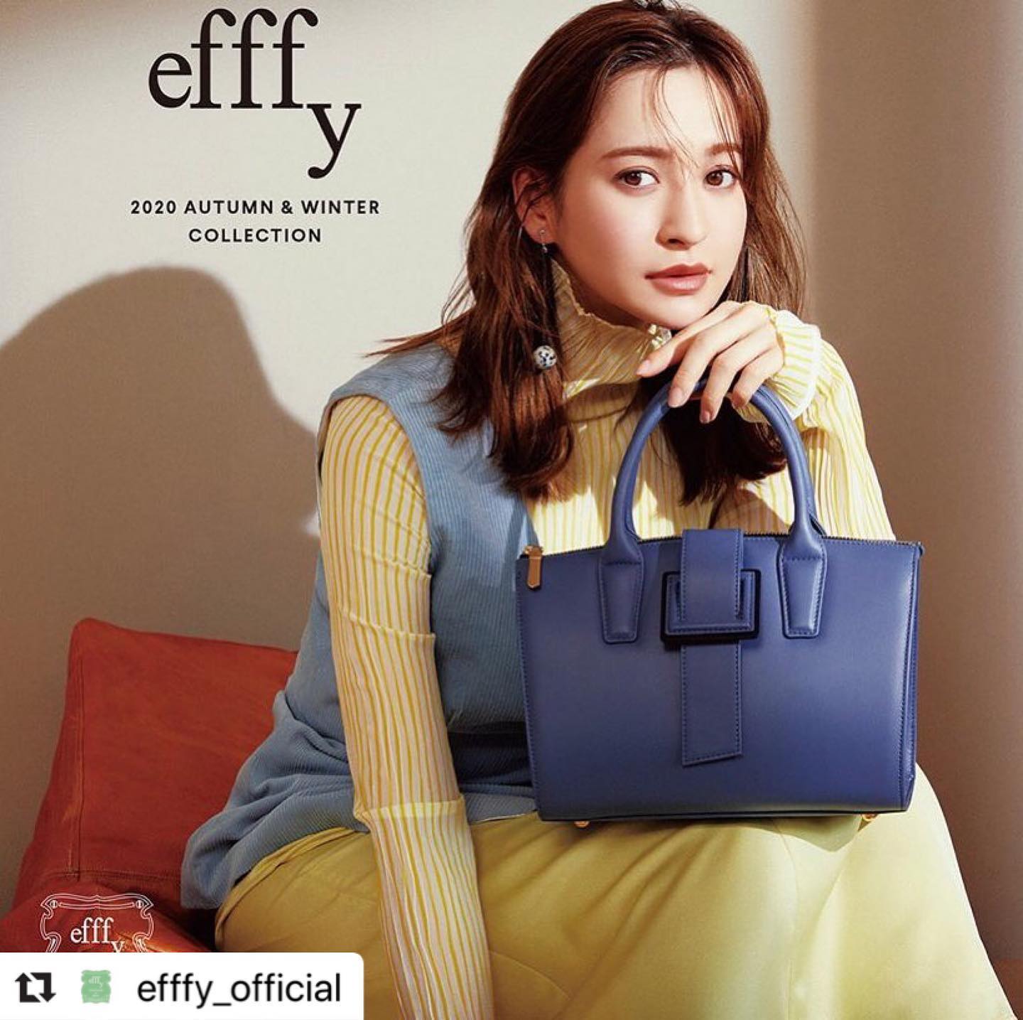 #Repost @efffy_official with @make_repost・・・.【efffy】いよいよefffy 2020AWシーズンのカタログ配布がスタート致します♪カタログにも掲載されているこちらのアイテムは、日本製スムース牛革を使用した2wayハンドバッグ。フロントのスクエアバックルがデザインポイント◎〈2way HAND BAG〉STYLE No. / HS2-16PRICE / ¥22,500＋TAXCOLOR /  BLGRMATERIAL / 日本製スムース牛革#エフィー #efffy #革小物 #革トート #ItalianMaterial #日本製レザー#秋冬新作バッグ#秋冬コーデ#秋冬大人バッグ#秋冬トートeバッグ #コンビカラーバッグ#バイカラーリュック#オトナのリュック#フリンジバッグ#ショルダーバッグ#ハンドバッグ　#コインケース #カードケース #コンパクト財布#野崎萌香 #moeka_nozaki #nozakimoeka